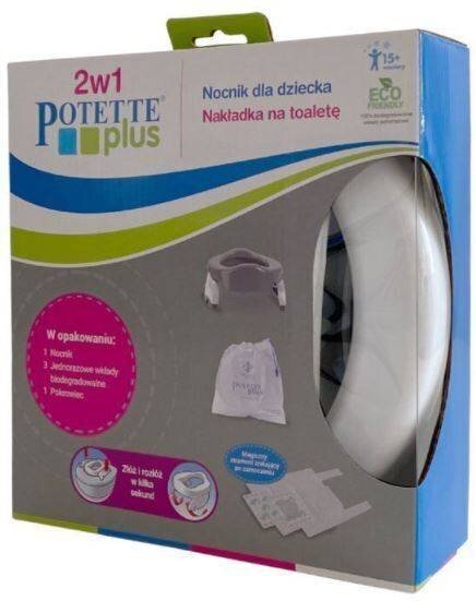 Kokkupandav reisipissipott Potette Plus 2in1 hind ja info | Laste pissipotid | hansapost.ee