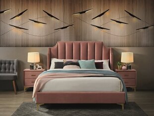 Кровать Signal Meble Monako Velvet 160x200 см, розовая цена и информация | Кровати | hansapost.ee