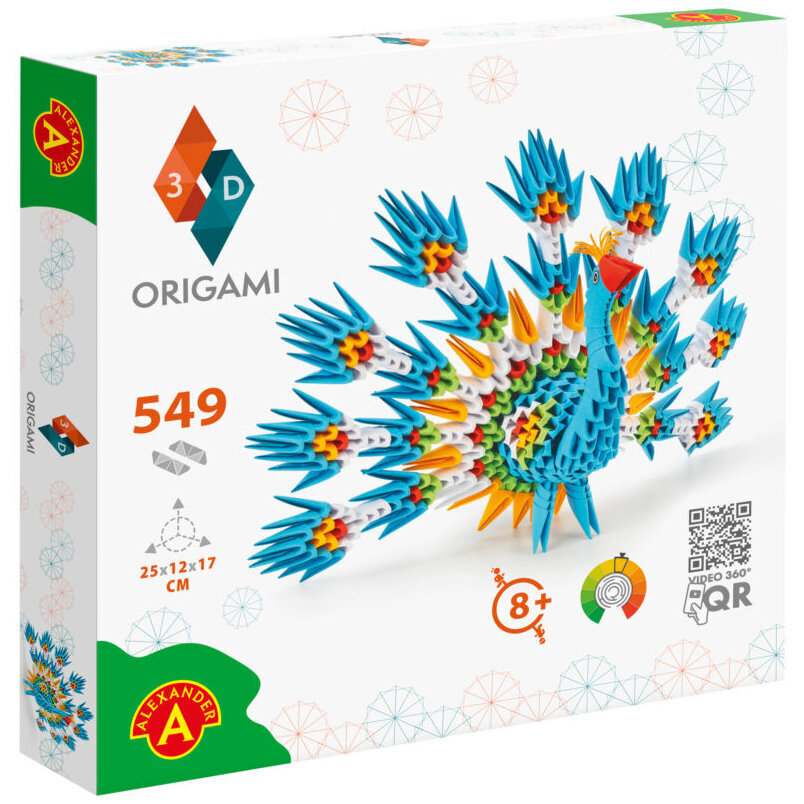 Origami 3D Käp 549 Elemendi цена и информация | Arendavad laste mänguasjad | hansapost.ee