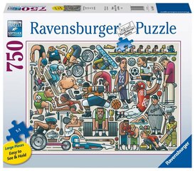 Ravensburgeri pusle Athletic Fit 750 osa 16940 hind ja info | Pusled lastele ja täiskasvanutele | hansapost.ee