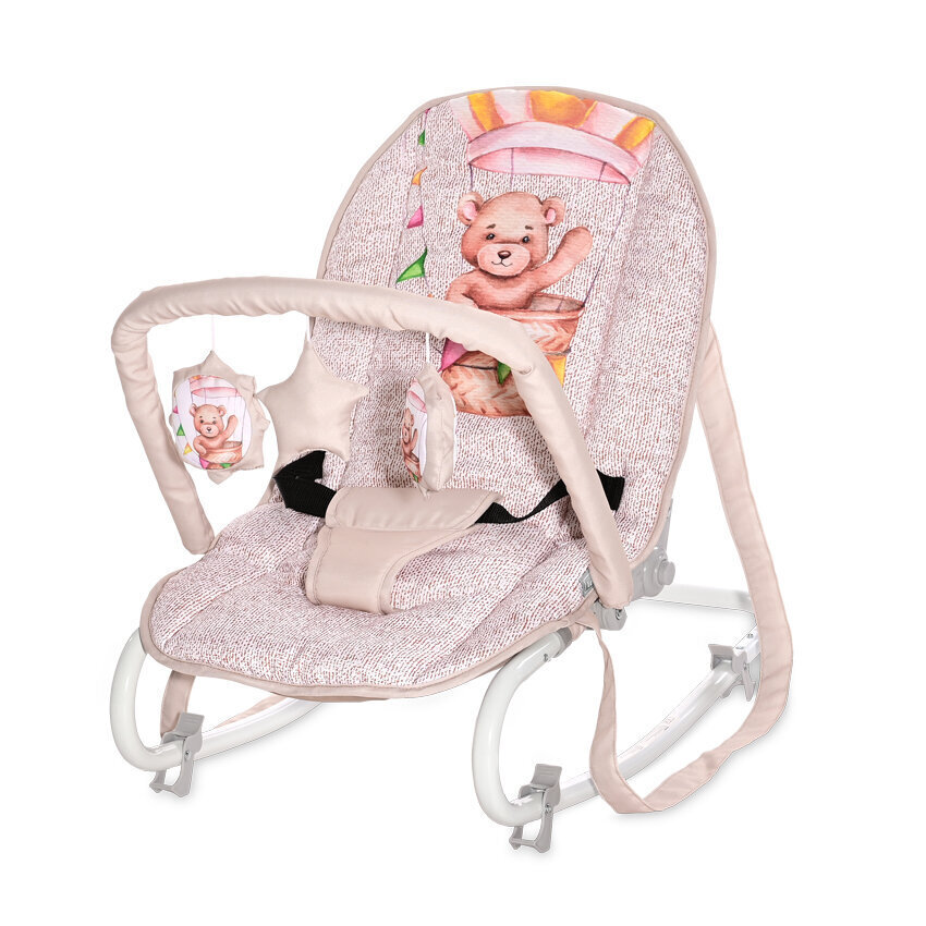 Lamamistool - tool Lorelli Rocker Eliza, Mellow Rose Bear hind ja info | Beebi lamamistoolid | hansapost.ee