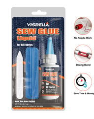 Клей для ткани VISBELLA SEW GLUE, 60мл цена и информация | Visbella Автотовары | hansapost.ee