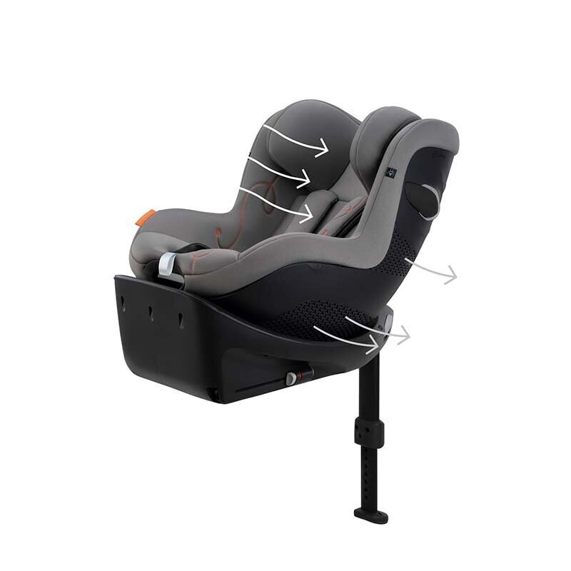 Cybex turvahäll Sirona Gi i-Size, 0-18 kg, Lava Grey hind ja info | Turvatoolid ja turvahällid | hansapost.ee