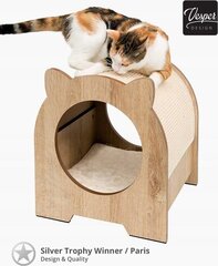 Kratsipuu Catit Vesper Minou, 36x36,5x40,5 cm, pruun hind ja info | Catit Senses Kassid | hansapost.ee