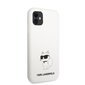 Karl Lagerfeld Liquid Silicone Choupette NFT Case for iPhone 11 White hind ja info | Telefonide kaitsekaaned ja -ümbrised | hansapost.ee