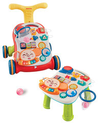 Интерактивный развивающий стол-толкатель 2в1 Kikka Boo, красный цвет цена и информация | Игрушки для малышей | hansapost.ee