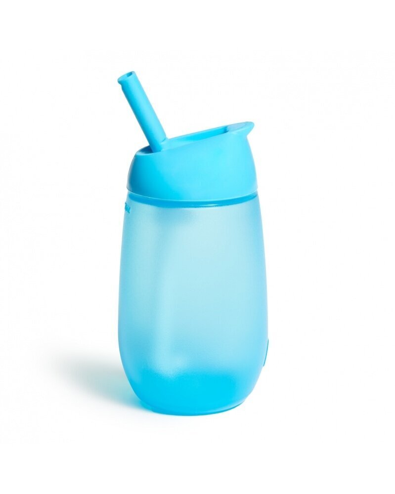 Pudel koos kõrrega Munchkin Simple Clean, 12 kuud +, sinine цена и информация | Lutipudelid ja tarvikud | hansapost.ee