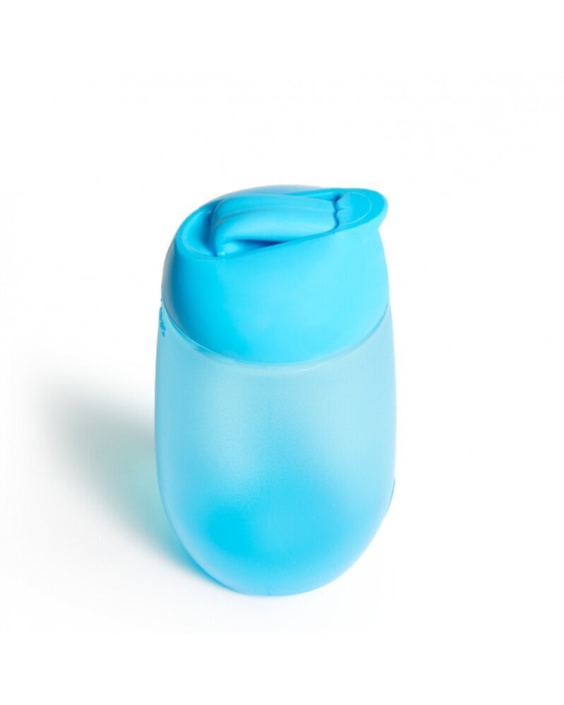 Pudel koos kõrrega Munchkin Simple Clean, 12 kuud +, sinine цена и информация | Lutipudelid ja tarvikud | hansapost.ee
