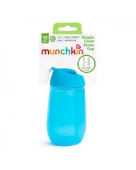 Поилка с трубочкой Munchkin Simple Clean, 12 месяцев+, синяя цена и информация | Бутылочки и аксессуары | hansapost.ee