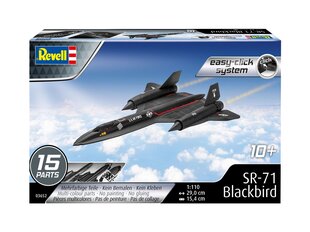 Revell - SR-71 Blackbird (easy-click), 1/110, 03652 цена и информация | Конструкторы и кубики | hansapost.ee