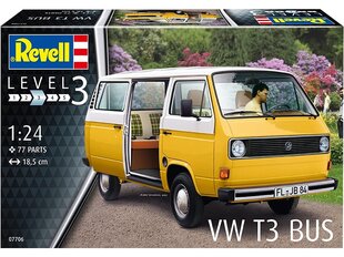 Revell - VW T3 Bus, 1/24, 07706 цена и информация | Конструкторы и кубики | hansapost.ee