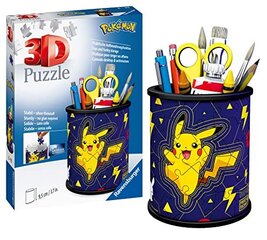 Пазл Ravensburger Pokemon 3D пенал, 54 д цена и информация | Пазлы | hansapost.ee