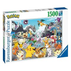2D-пазл 1500 элементов Pokemon Classic цена и информация | Пазлы | hansapost.ee