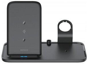 Deltaco 2-in-1 QI-1036 цена и информация | Зарядные устройства для телефонов | hansapost.ee