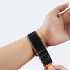 Dux Ducis Velcro Sports Strap YJ Version, Black / Gray цена и информация | Аксессуары для смарт-часов и браслетов | hansapost.ee