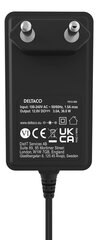 Deltaco PS12-30B hind ja info | Sülearvuti laadijad | hansapost.ee