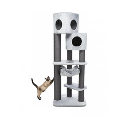 Когтеточка для кошек с домиком Trixie Alicante, 174 см, серая цена и информация | Когтеточки | hansapost.ee