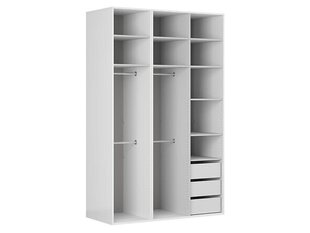 Шкаф BRW Flex, серый/белый цвет цена и информация | Шкафы | hansapost.ee