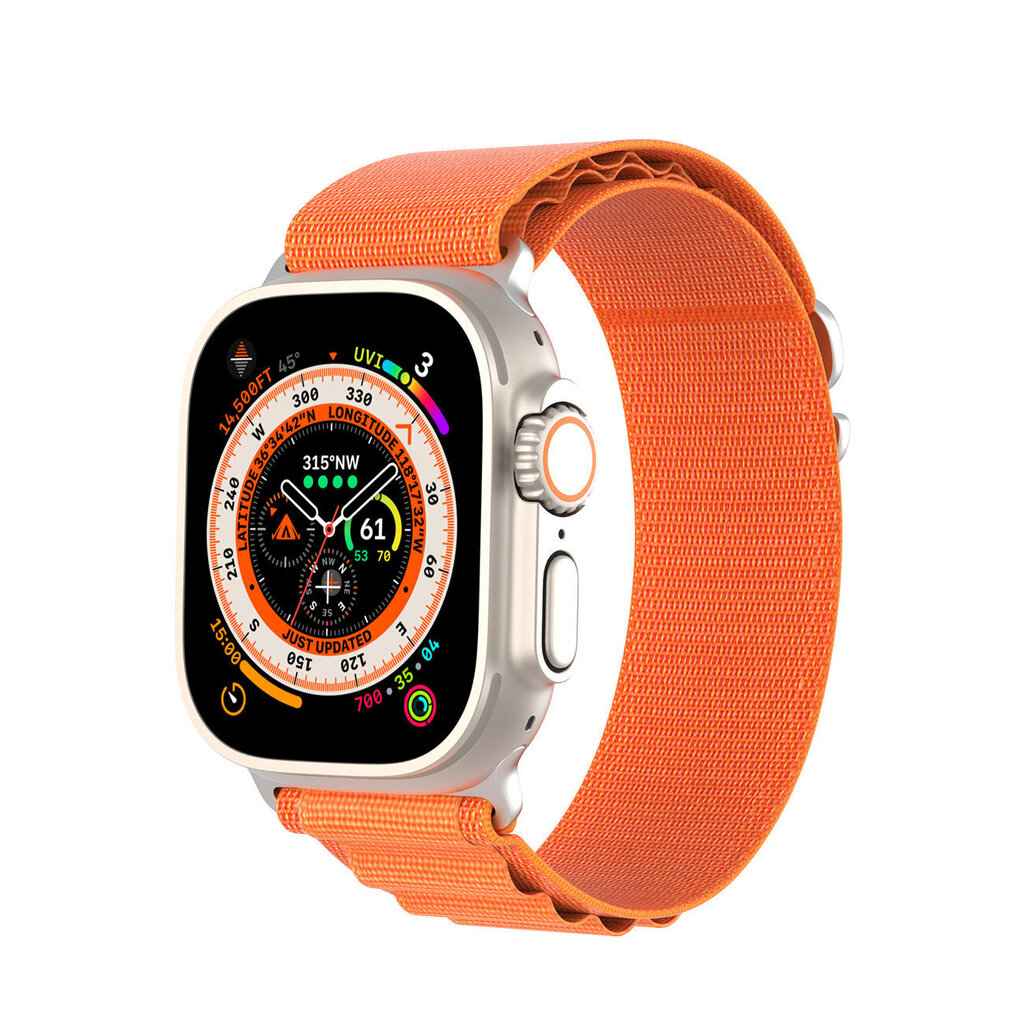 Dux Ducis Velcro Sports Strap GS Version, Orange цена и информация | Nutikellade aksessuaarid ja tarvikud | hansapost.ee