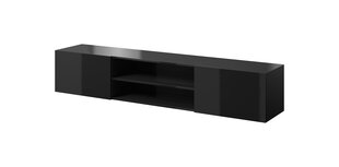 ТВ шкафчик Slide, черный цвет цена и информация | Тумбы под телевизор | hansapost.ee