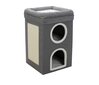 Kraapimiskast-kassimaja Trixie Cat Tower Saul, 64 cm, hall цена и информация | Kassi ronimispuud | hansapost.ee