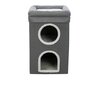 Kraapimiskast-kassimaja Trixie Cat Tower Saul, 64 cm, hall price and information | Kassi ronimispuud | hansapost.ee