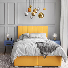 Кровать Selsey Alenna 140x200 см, желтая цена и информация | Кровати | hansapost.ee
