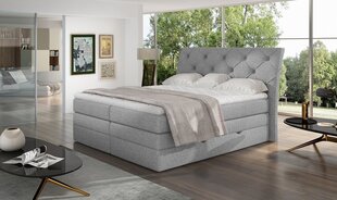 Кровать NORE Mirabel 05, 140x200 см, светло-серая цена и информация | Кровати | hansapost.ee