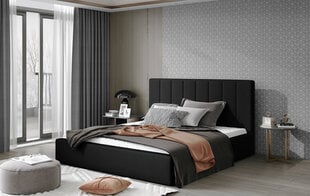 Кровать NORE Audrey 16, 160x200 см, черная цена и информация | Кровати | hansapost.ee