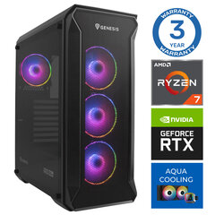 INTOP AQUA Ryzen 7 7700X 16GB DDR5 1TB SSD M.2 NVME RTX4070 12GB no-OS hind ja info | Lauaarvutid | hansapost.ee