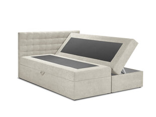 Кровать Mazzini Beds Jade 200x200 см, бежевая цена и информация | Кровати | hansapost.ee