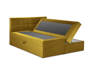 Кровать Mazzini Beds Mimicry 200x200 см, желтая цена и информация | Кровати | hansapost.ee