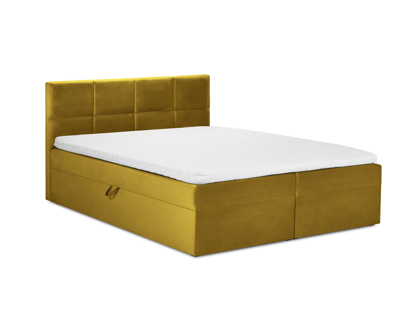 Voodi Mazzini Beds Mimicry 200x200 cm, kollane hind ja info | Voodid | hansapost.ee