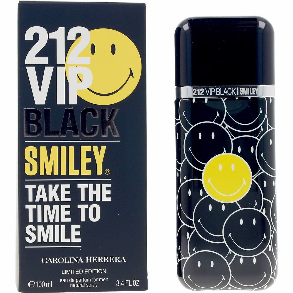 Meeste parfüüm Carolina Herrera 212 VIP Black Smiley EDP (100 ml) hind ja info | Parfüümid meestele | hansapost.ee