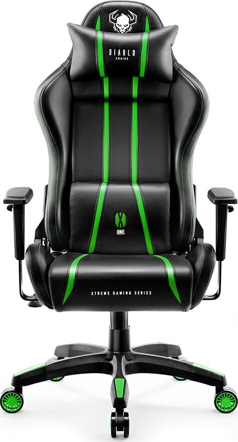 Mänguritool Diablo Chairs X-One L, must/roheline hind ja info | Kontoritoolid | hansapost.ee