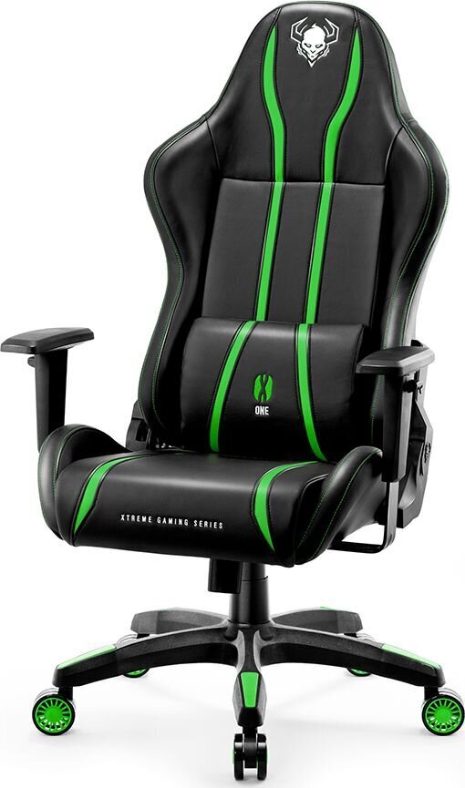 Mänguritool Diablo Chairs X-One L, must/roheline hind ja info | Kontoritoolid | hansapost.ee