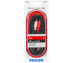 Philips, 2RCA-2RCA, 5 m hind ja info | Juhtmed ja kaablid | hansapost.ee