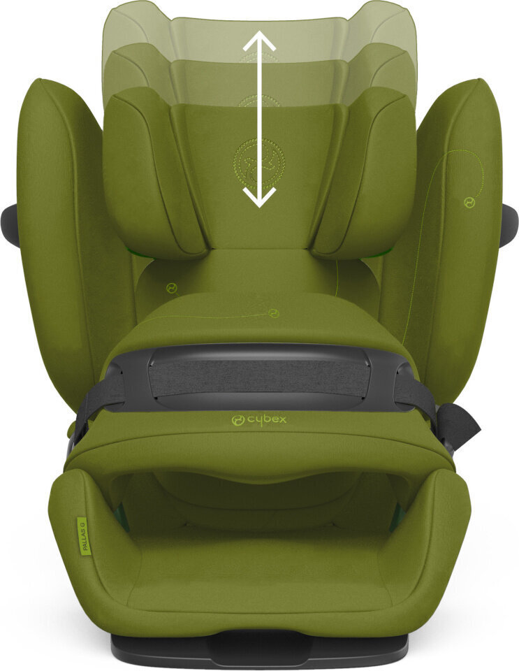 Cybex turvatool Pallas G i-Size, 9-36 kg, Nature Green hind ja info | Turvatoolid ja turvahällid | hansapost.ee