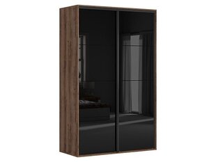 Шкаф BRW Flex, коричневый/черный цвет цена и информация | Шкафы | hansapost.ee