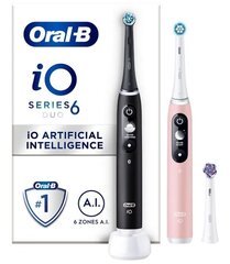 Oral-B iO Series 6, черный цена и информация | Электрические зубные щетки | hansapost.ee