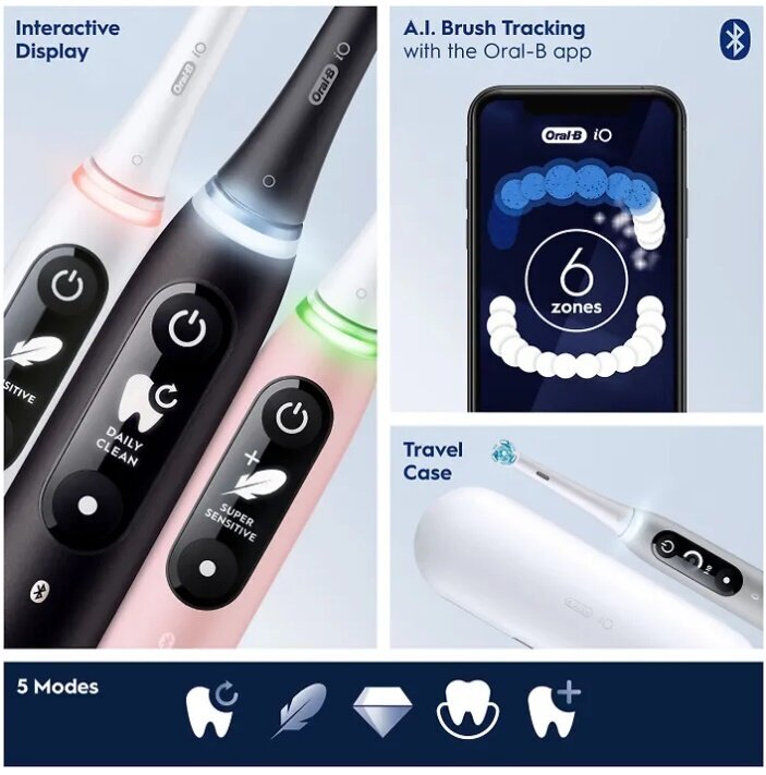 Oral-B iO Series 6 цена и информация | Elektrilised hambaharjad | hansapost.ee