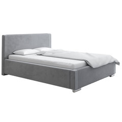 Кровать Lila 160x200 см, серая цена и информация | Кровати | hansapost.ee