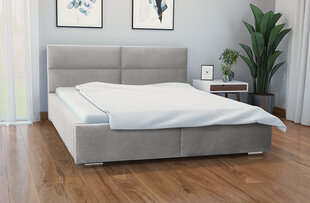 Кровать Fresco 140х200 см, светло-серая цена и информация | Кровати | hansapost.ee
