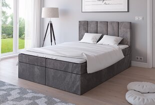 Кровать Italia 140x200, серая цена и информация | Кровати | hansapost.ee