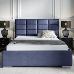 Кровать Selsey Elibin, 160x200 см, синяя цена и информация | Кровати | hansapost.ee