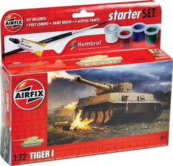 Конструктор Airfix - подарочный набор Tiger I, 1/72, 55004 цена и информация | Конструкторы и кубики | hansapost.ee