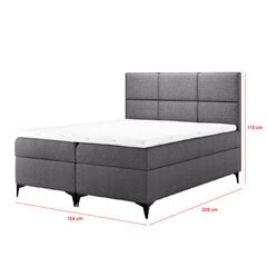 Кровать Selsey Firome, 160x200 см, серая цена и информация | Кровати | hansapost.ee