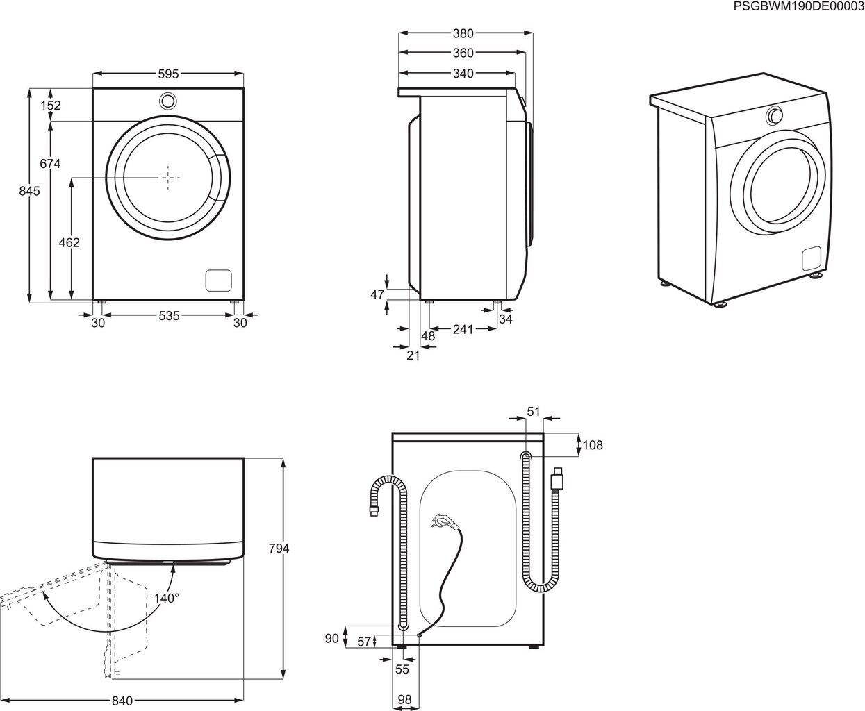 Electrolux EW6S5404E1 PerfectCare 600 hind ja info | Pesumasinad | hansapost.ee