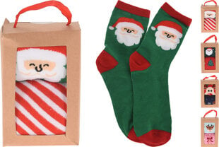 Jõuluteemalised sokid naistele, erinevad värvid, 2 paari hind ja info | Sokid naistele | hansapost.ee