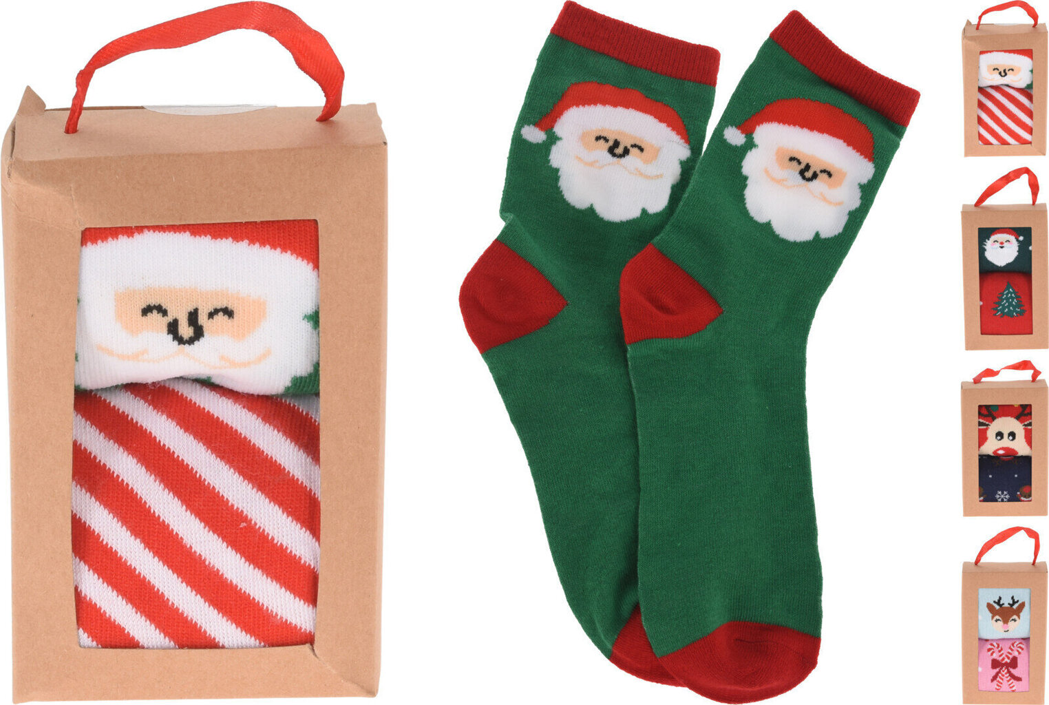 Jõuluteemalised sokid naistele, erinevad värvid, 2 paari цена и информация | Sokid naistele | hansapost.ee